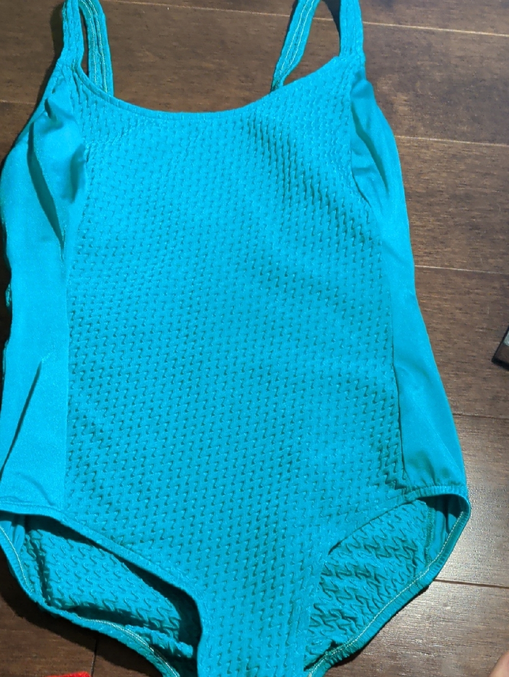 Gabar‎ Peach One-Piece with Teal Trim